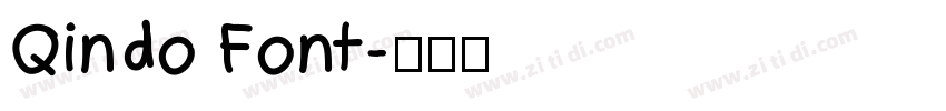 Qindo Font字体转换